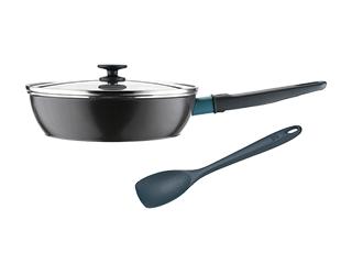 双立人ZWILLING Now Marble 24cm加高多用不粘深煎锅附小号硅胶铲 ZW-NS102 商品图0