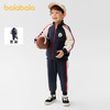 巴拉巴拉童装儿童套装男童女童长袖春秋季2025新款宝宝撞色针织潮 商品缩略图1