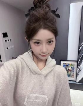 D家 刺绣标针织帽衫（DY）