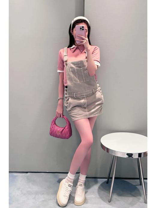 缪缪新款厚底小白鞋怎么穿都好看上脚超级舒服牛皮材质（UX*HC) 商品图4