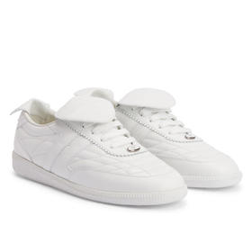 Giuseppe Zanotti 男士签名徽标休闲运动鞋 白色 RU40018004