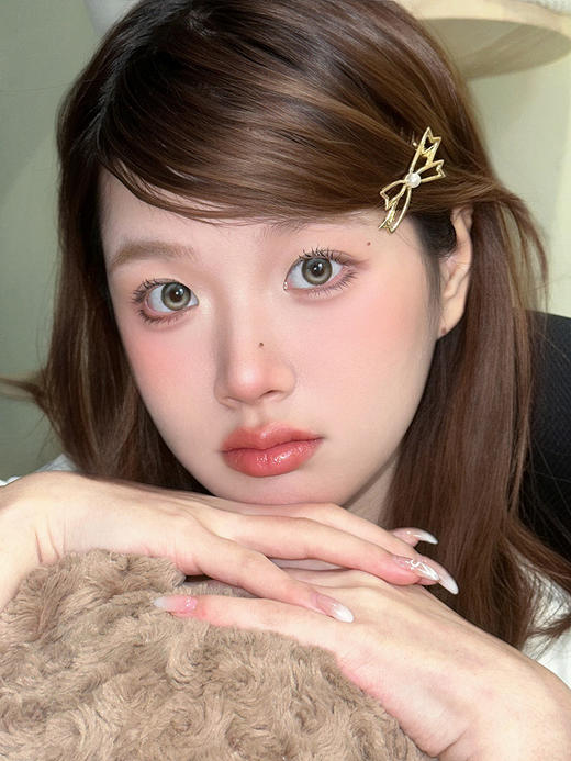 Boompop旗下 · 日抛 黑金曜石Glossy Black&卡其肉桂Glossy Brown｜14.0mm实际效果中等直径 商品图11