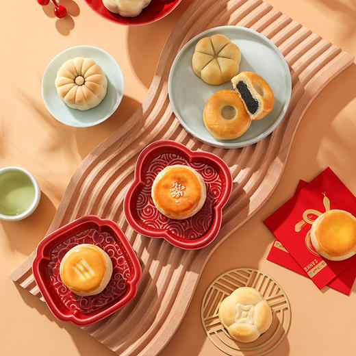 御茶膳房新年过年年货礼盒装送礼糕点心送长辈走亲戚高档春节礼品 糖醇糕点礼盒 商品图3