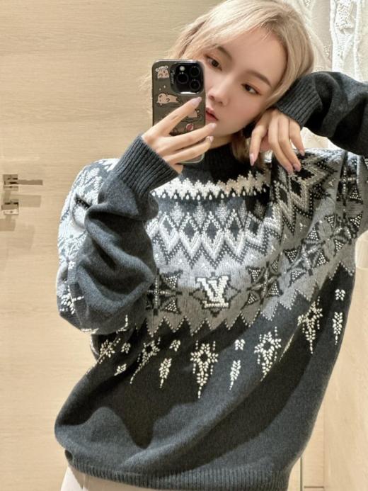 驴家滑雪SKI系列毛衣王鹤棣同款男女同款（UY*DY） 商品图3