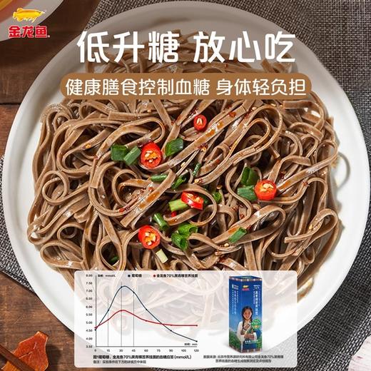 【临期清仓】金龙鱼70%黑青稞苦荞挂面100g*6袋 商品图2