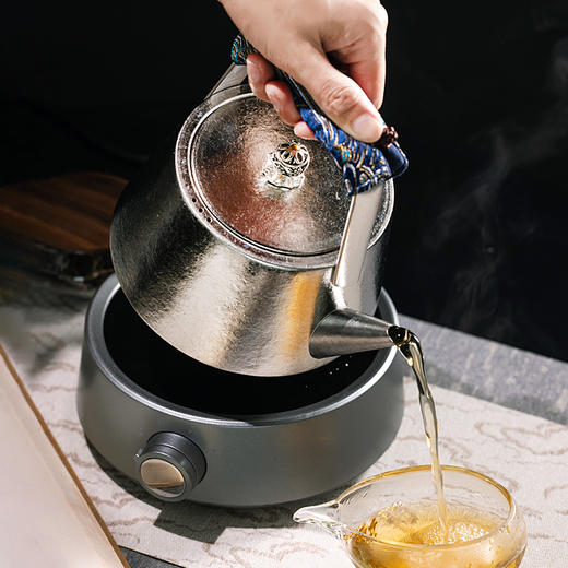 【纯钛烧水壶】米索纯钛煮茶壶烧水壶2024年新款功夫茶器具提梁壶单壶高端泡茶壶 商品图2