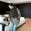 PIANAI冷小姐# 【毛领可拆卸款】皮草短款大衣 商品缩略图2