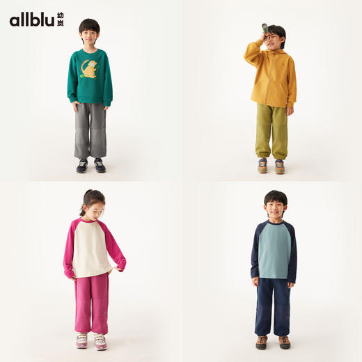 【冬Vol.2】幼岚童装「格格绒」束脚裤柔软保暖耐磨24年冬新款儿童男女童长裤ZY 商品图2