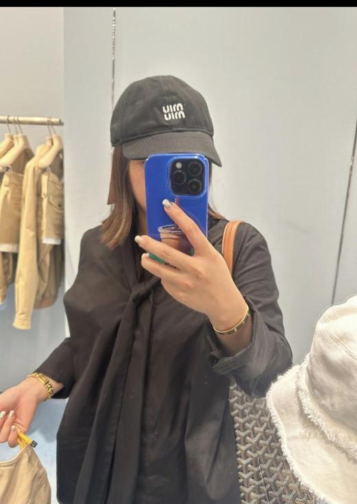 缪缪24新品柜子同步彩色抽绳棒球帽（UT*COCO） 商品图8