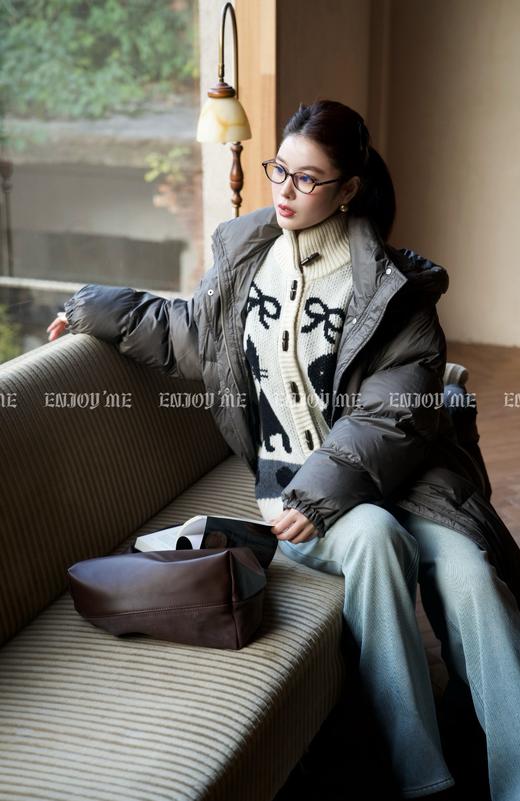 【门店同款】ENJOY冬季双口袋加绒直筒裤 160446394 商品图5