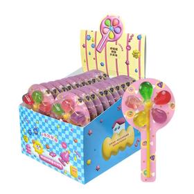 （10盒起少1元)趣食家呼啦啦神奇大风车软糖240g(12g*20支)