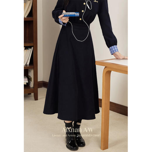 鹿向南「格雷学院」外套连衣裙套装2024秋季新款时尚通勤两件套女 商品图2