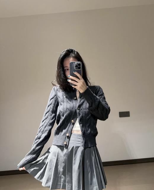 PoLo/拉夫劳伦出口订单区别市场货！25早春新款精致的刺绣小马经典logo扭麻花织法开衫（UY*MM） 商品图8