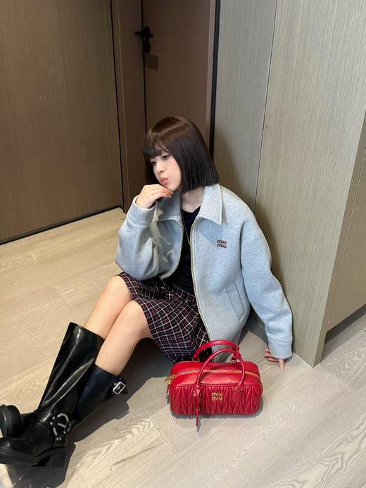 缪缪24Fw早秋新款知识分子时髦风overzise大外套（UY*DQJB) 商品图8