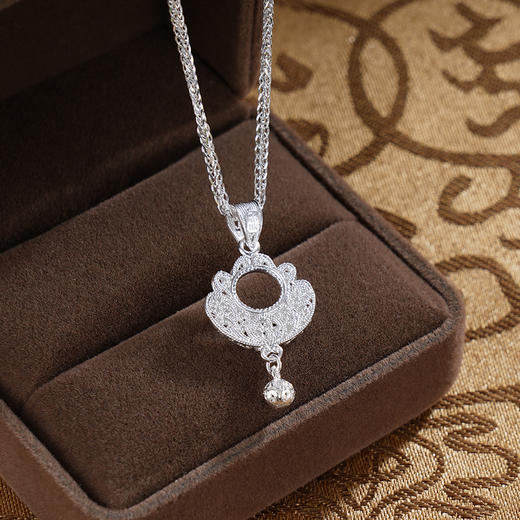 子佩集S990银【美人思眠】吊坠【MX012】花丝(不含链)2411 商品图4