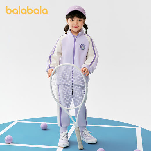 巴拉巴拉童装儿童套装男童女童长袖春秋季2025新款宝宝撞色针织潮 商品图2