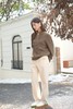 LP家新款单品米色牛仔裤低饱和度的米色系穿搭（UY*NICE） 商品缩略图2