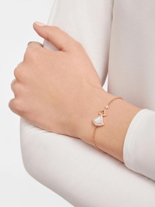 宝格丽钻款裙子手链每个角度都完美贴合金属部分，很有光泽感（US*XTY） 商品图14