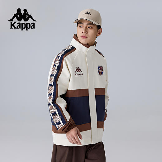 Kappa卡帕背靠背运动棉衣男新款三合一外套立领防风保暖棉服外套K0F12MM09 商品图1