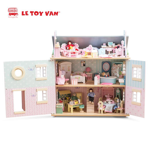 英国le toy van五月樱花庄园过家家玩具公主木质娃娃屋儿童套装2岁+ 商品图7