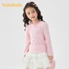 巴拉巴拉童装女童T恤儿童2025春装新款长袖上衣甜美条纹针织内搭 商品缩略图0