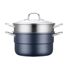 德世朗 致尚不锈钢两层多用蒸锅