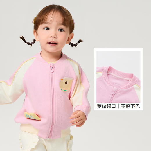 巴拉巴拉童装儿童外套宝宝衣服2025新款春装男童女童插肩袖上衣萌 商品图3