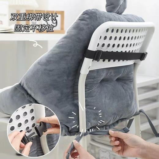 【舒适好物丨吾家兔耳朵牛奶绒坐垫】甄选优质保暖牛奶绒，亲肤细腻柔软，高回弹PP棉填充，不易变形，快速回弹贴身呵护，像坐在棉花里一样柔软，四针钉工艺，不易跑棉，A版牛奶绒兔耳朵造型 商品图4