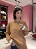 G家 GG嵌花咖色毛衣（DY） 商品缩略图0