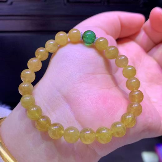 7mm-8mm单圈金丝雀碧玺手串 商品图2