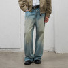 714street复古莱赛尔天丝牛仔裤男2025春季新款宽松直筒休闲长裤 商品缩略图0