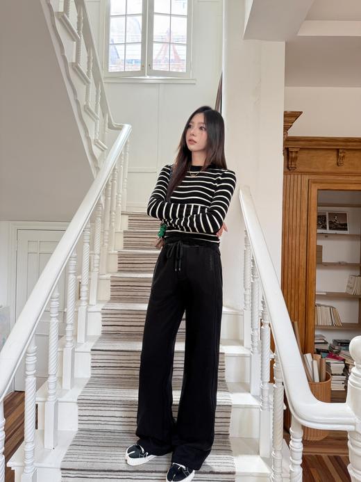 圣罗兰2024秋冬新款黑色运动裤真的一眼爱很高级的质感（UY*NICE) 商品图10