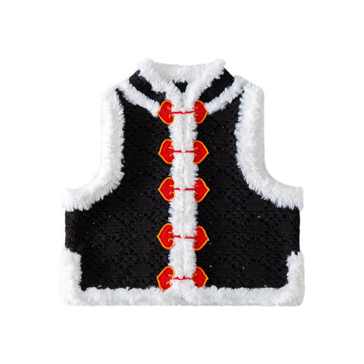 苏苏姐家婉秀唐装马甲手工DIY钩针羊毛衣服外套上衣毛线团材料包 商品图4