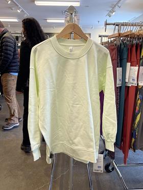 Lululemon/露露乐蒙 Perfectly 女士棉混纺宽松圆领长袖运动卫衣