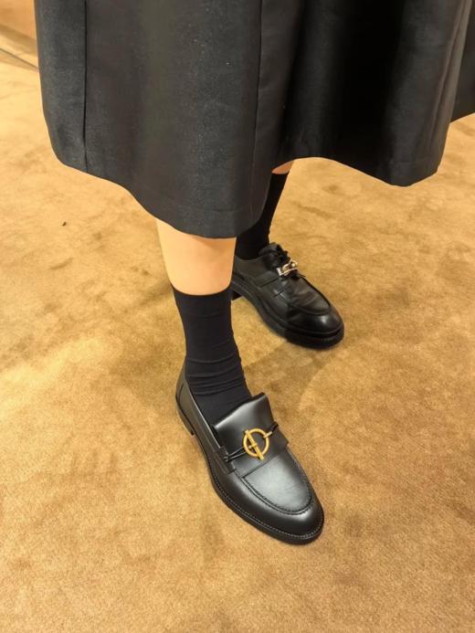 爱马仕今年秋冬新出的新款乐福鞋搭配*复古金色Glenan鞋扣（U） 商品图2