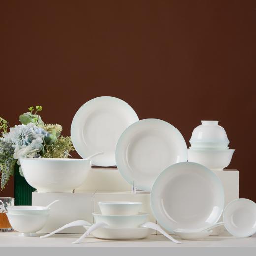 22头骨瓷餐具凡瑞斯碧波荡漾22头6人份骨瓷餐具 商品图0