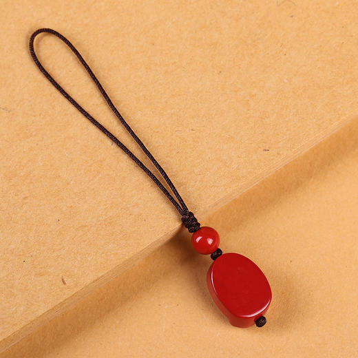 【本命年挂件，吉祥保平安】天然朱砂八大本命佛手机链挂饰 十二生肖本命年 文殊菩萨钥匙扣吊坠-QQ 商品图2