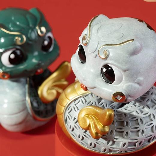 朱炳仁铜 灵蛇定乾坤蛇年生肖摆件生日礼物书桌办公桌面装饰新年 商品图1