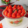 【一盆草莓】网红搪瓷盆草莓，冬天怀旧风-草莓蛋糕 商品缩略图0