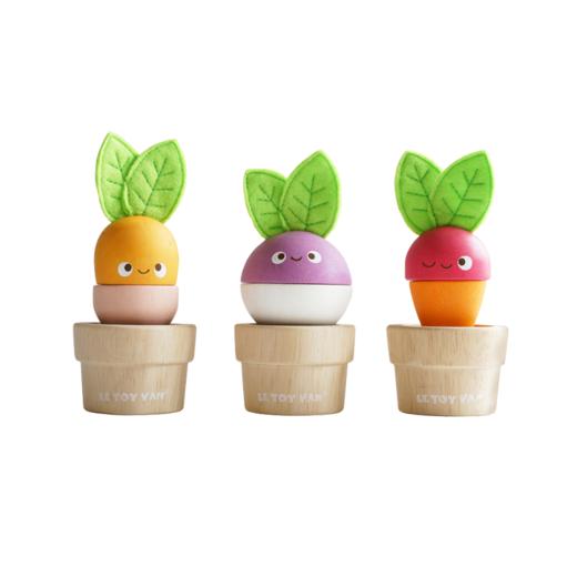 英国Le toy van 快乐的蔬菜堆叠积木套组 2岁+ 商品图0