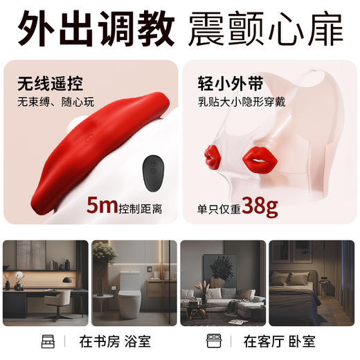 谜姬 无线嘟嘟嘴乳夹 商品图2