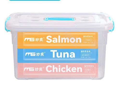 【不含内物产品只有盒子】猫条陈列盒、鲜食包陈列盒、酸奶收纳盒、布丁收纳盒、 商品图1