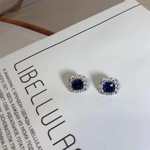 戴安娜蓝宝石耳夹 商品图2
