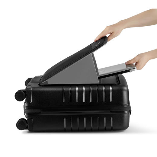 银座时尚商务前开盖拉链登机箱6829L系列 商品图8