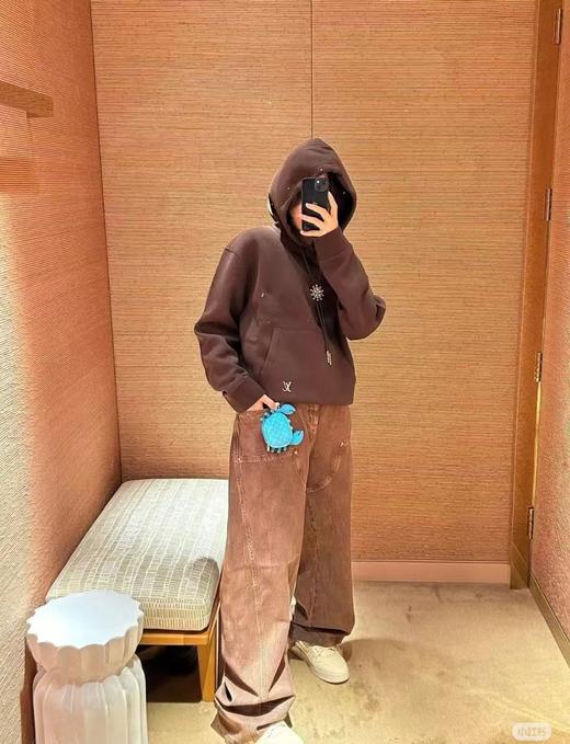 驴家 绿松石太阳花连帽卫衣（DY） 商品图5