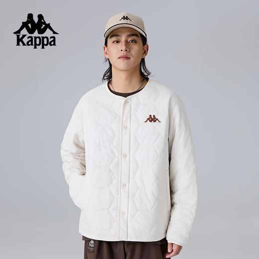 Kappa卡帕背靠背运动棉衣男新款三合一外套立领防风保暖棉服外套K0F12MM09 商品图3