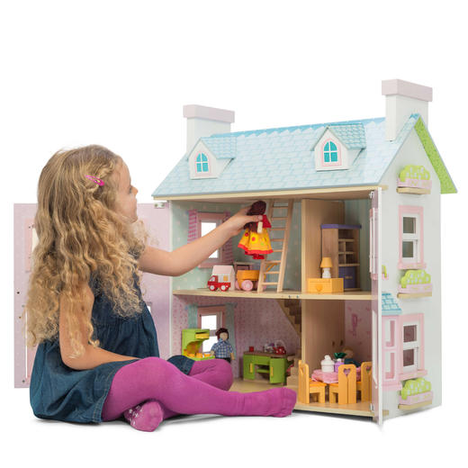 英国le toy van 娃娃屋家具浴室 儿童房卧室 过家家玩具亲子玩乐2岁+ 商品图10