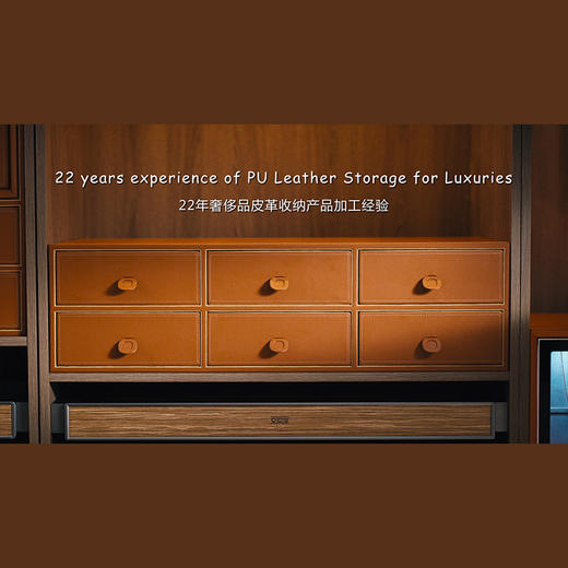 留存道内外全包皮革抽屉-可定制皮革颜色 商品图1