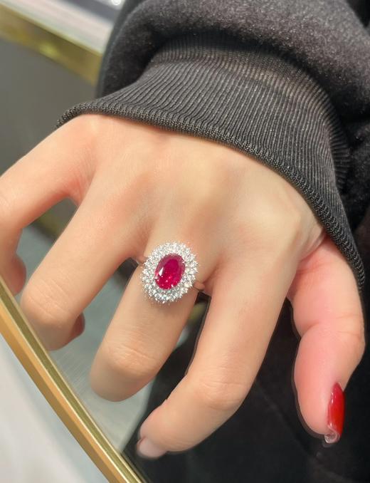 2ct刻面红宝石吊坠 商品图3