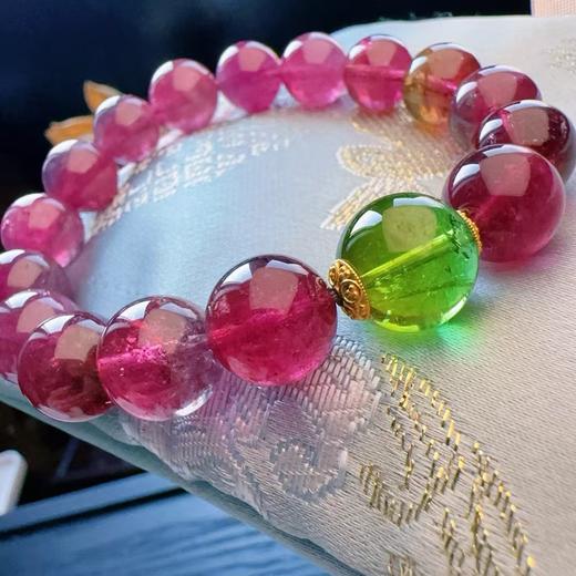 11mm-12mm单圈全色红碧玺手链 商品图3